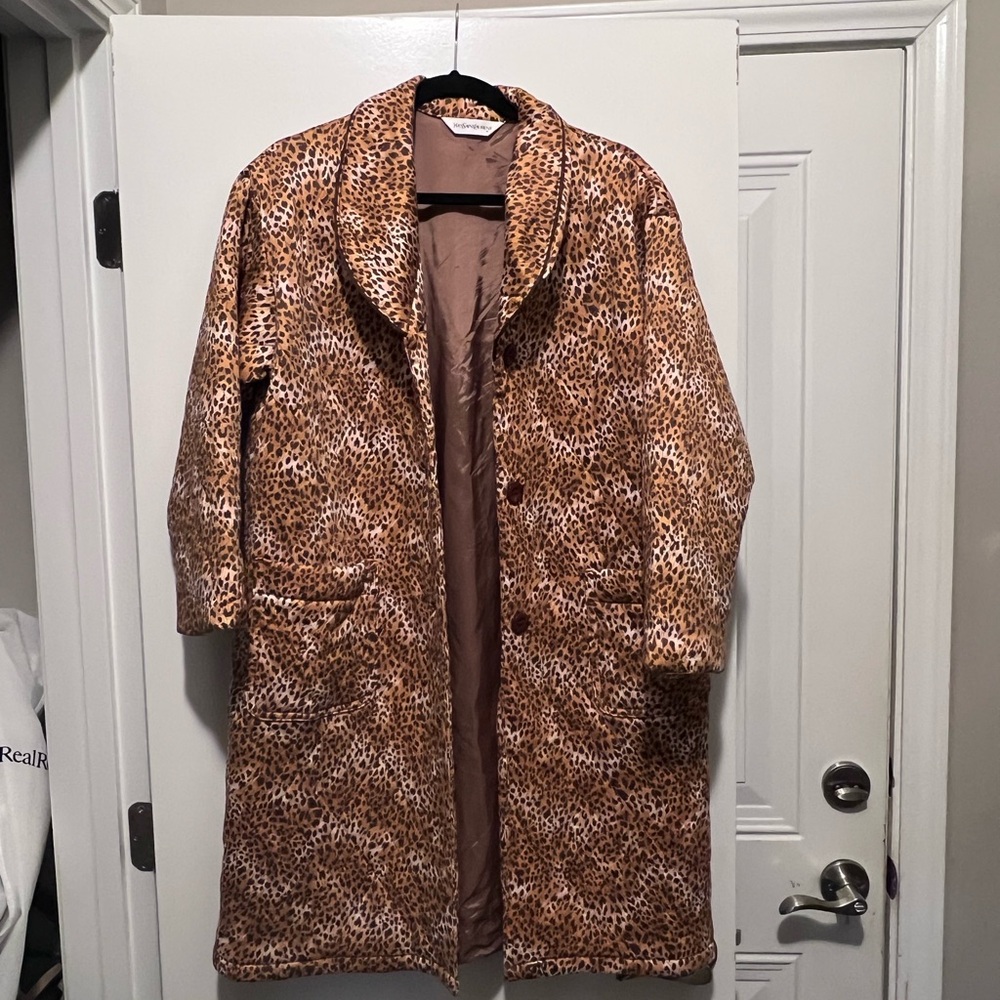Yves Saint Laurent Animal Print Jacket